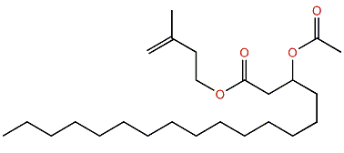 Isoprenyl 3-acetoxyoctadecanoate